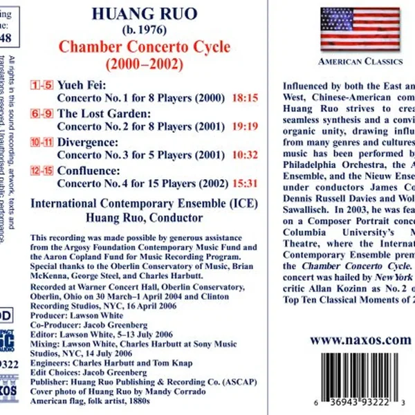 Chamber Concerto Cycle (2000-2002)