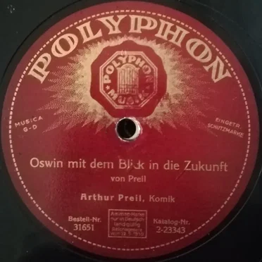 Oswin mit dem Blick in die Zukunft / Hammels Himmelfahrt