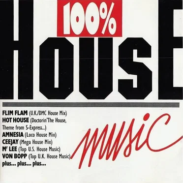 100% House Music by Various Artists - album cover