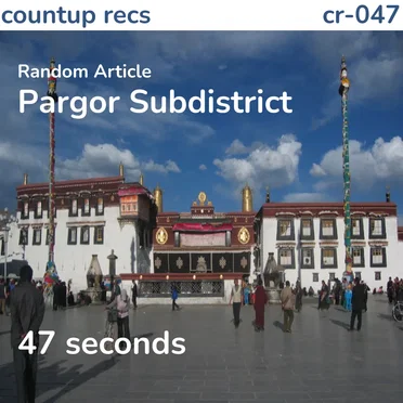 Pargor Subdistrict