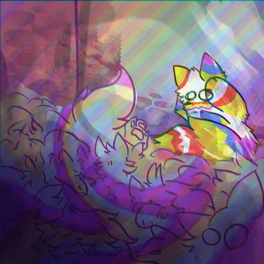 glitter loves small kitties and puppies!!!