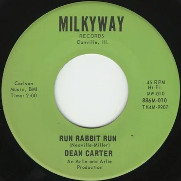 Run Rabbit Run / Soul Feelin by Dean Carter - album cover