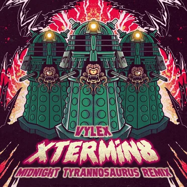 Xtermin8 (Midnight Tyrannosaurus remix) by Vylex - album cover