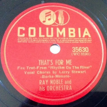 That's for Me / Rhythm on the River