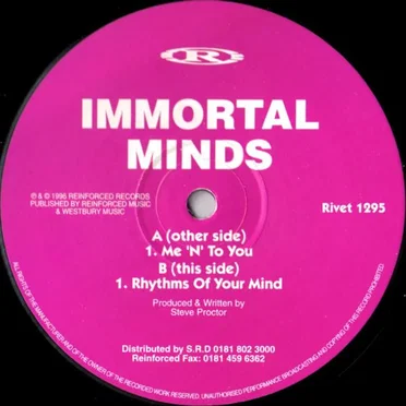 Me 'N' To You / Rhythms Of Your Mind