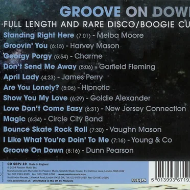 Groove On Down by Various Artists - album cover