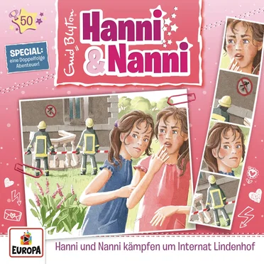 Hanni und Nanni 50: ... kämpfen um Internat Lindenhof by Enid Blyton - album cover
