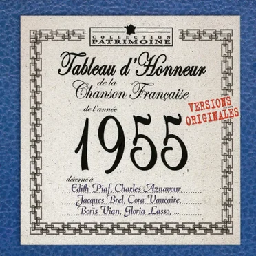 Tableau d'honneur de la chanson française de l'année 1955 by Various Artists - album cover