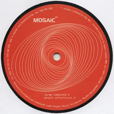 Mosaic Efforts: Vol. 2 by Jorge Zamacona - album cover