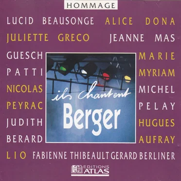 Hommage : Ils chantent Berger by Various Artists - album cover