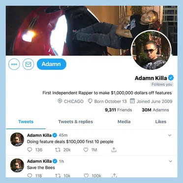 Adamn Killa Follows You by Adamn Killa - album cover