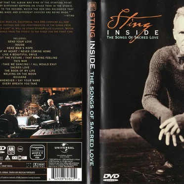 Inside the Songs of Sacred Love by Sting - album cover