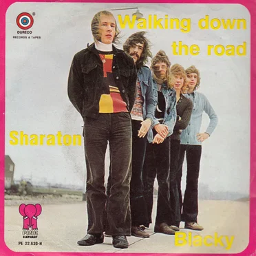 Walking Down the Road / Blacky by Sharaton - album cover