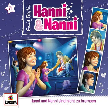 Hanni und Nanni 71: ... sind nicht zu bremsen by Enid Blyton - album cover