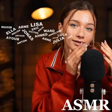 WHISPERING YOUR NAMES by Nanou ASMR - album cover