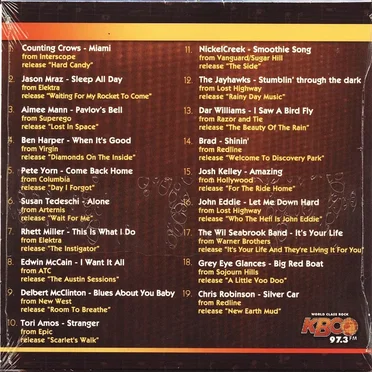 KBCO 2003 New Music Sampler by Various Artists - album cover