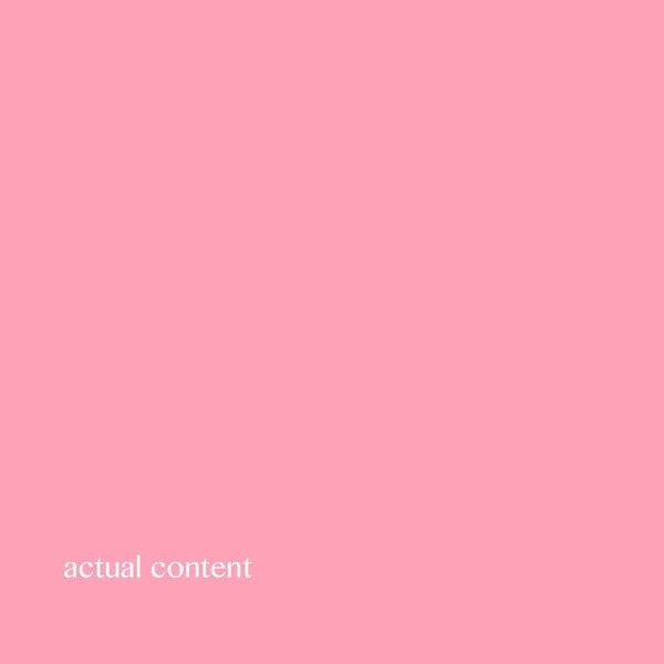 actual content