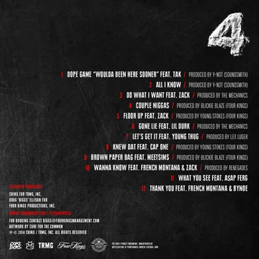 Cocaine Riot 4 by Chinx - album cover