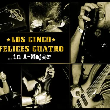 ... in A-Major by Los Cinco Felices Cuatro - album cover