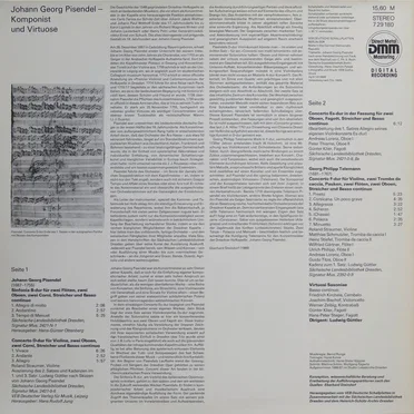 Johann Georg Pisendel: Komponist und Virtuose