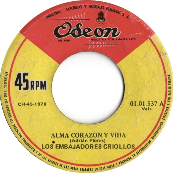 Alma corazón y vida / Alegría