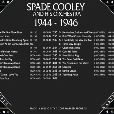 The Chronological Classics: Spade Cooley - 1944-1946