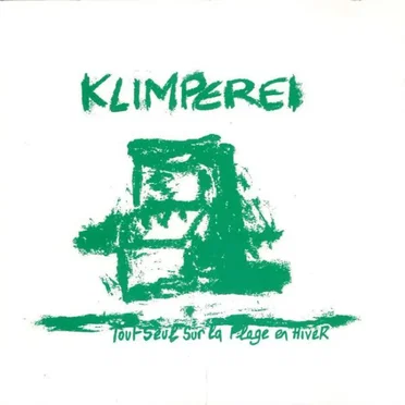 Tout seul sur la plage en hiver