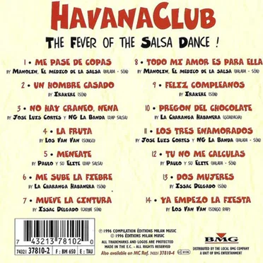 Havana Club: The Fever of the Salsa Dance! by Various Artists - album cover