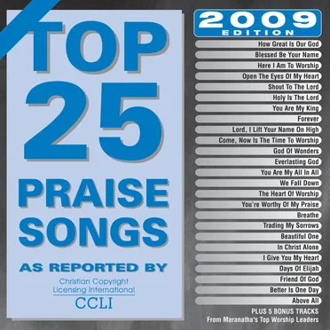 Top 25 Praise Songs: 2009 Edition by Various Artists - album cover