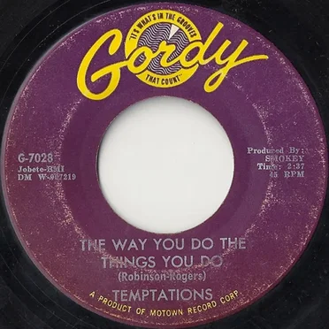 The Way You Do the Things You Do / Just Let Me Know