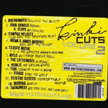 Kinki Cuts, Volume 2 by Various Artists - album cover