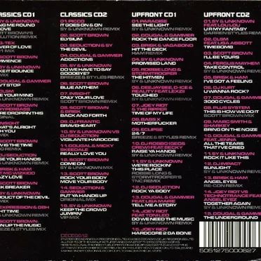 The No. 1 Hardcore Classics Album by Various Artists - album cover