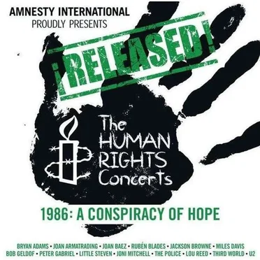 ¡Released! The Human Rights Concerts 1986–1998 by Various Artists - album cover