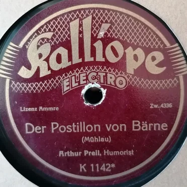 Der Postillon von Bärne / Hornist Tute von der 4. Kompagnie