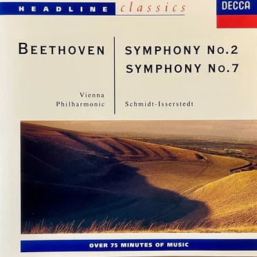 Beethoven symphony no. 2 in D op.36, symphony no. 7 in D op.92