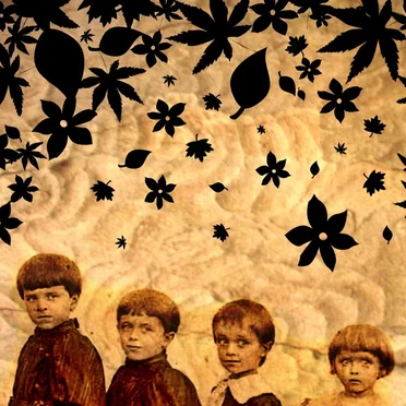 Picture Puzzle Pattern Door