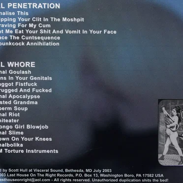 Anal Penetration / Anal Whore