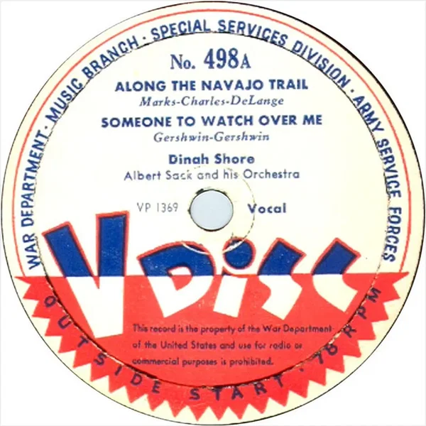 Along the Navajo Trail / Someone to Watch Over Me / Close as Pages in a Book