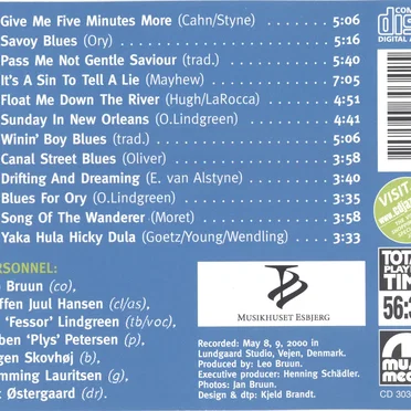 Blues For Ory by Gentlemen of Jazz - album cover