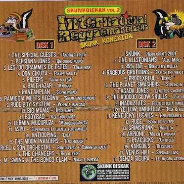 Skunkdiskak, Vol. 2: International Reggaemartxaska: Skunk Konexioa by Various Artists - album cover
