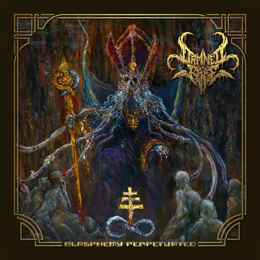 Blasphemy Perpetuated by Damned by the Pope - album cover