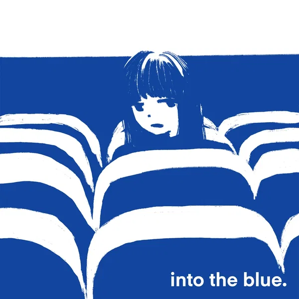 into the blue.
