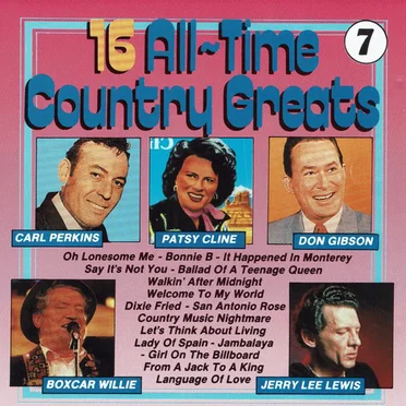 16 All-Time Country Greats by Various Artists - album cover