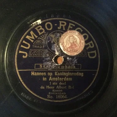 Hannes op Koninginnedag in Amsterdam