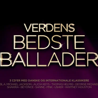 Verdens Bedste Ballader by Various Artists - album cover