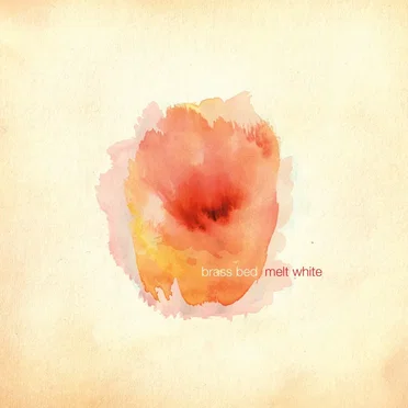 Melt White by brass bed - album cover