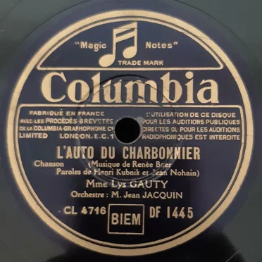 L’Auto du charbonnier / Pour toi je veux rêver