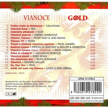 Vianoce Gold by Various Artists - album cover