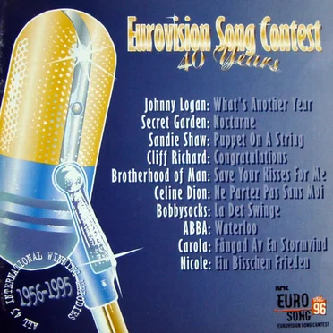 Eurovision Song Contest 40 Years by Various Artists - album cover