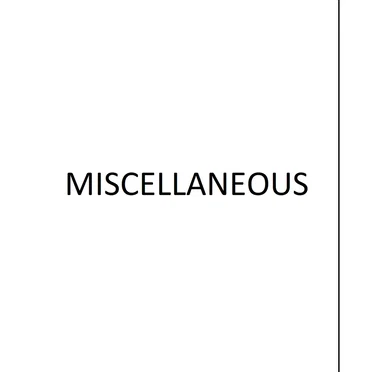 Miscellaneous Music (Licensable!)